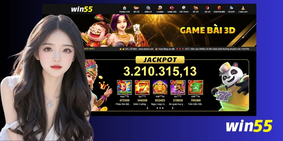 Game bài Win55 - điểm đến đáng tin cậy