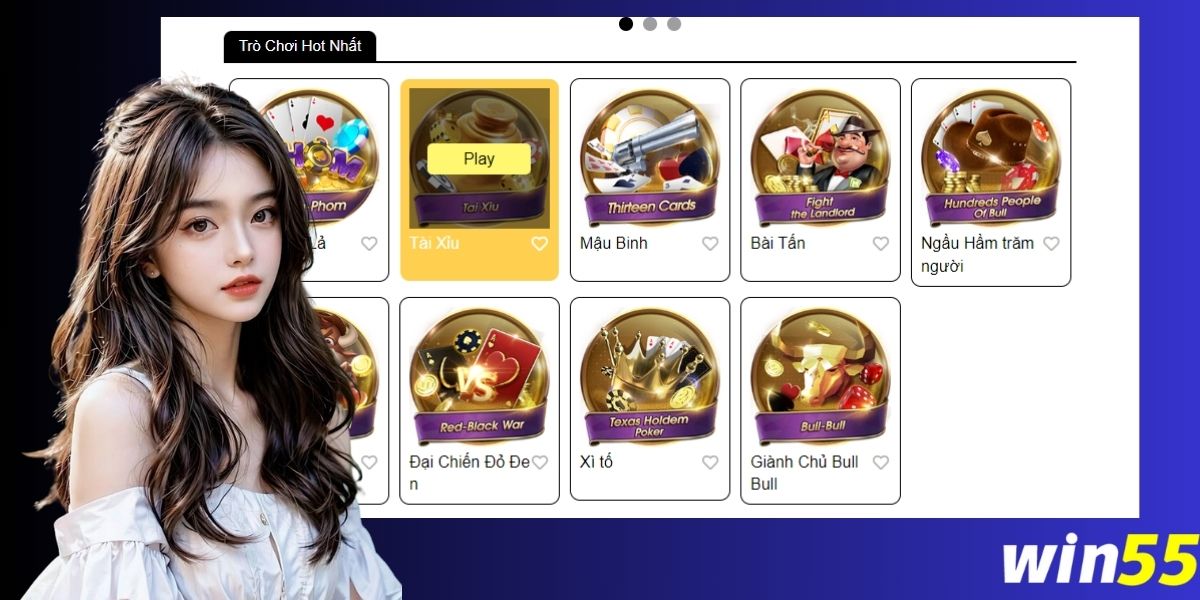 Giải mã sức hút khó chối từ của game bài đổi thưởng nhà cái Win55