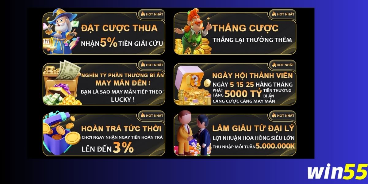 Lưu ý cần biết khi tham gia chương trình Win55