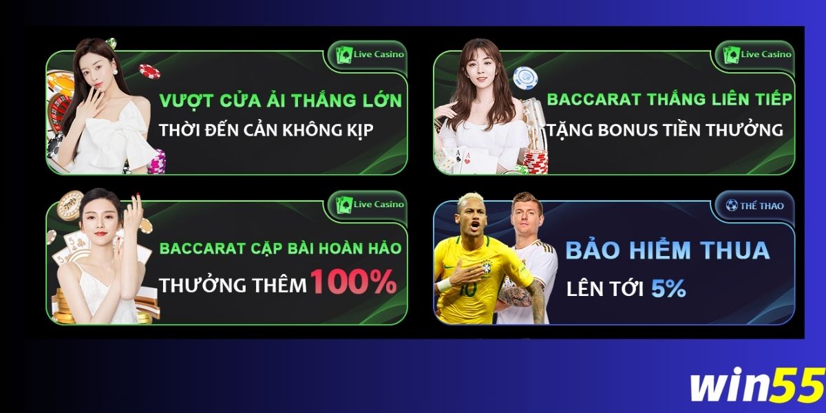 Ưu đãi Win55 được triển khai từ khi nào?